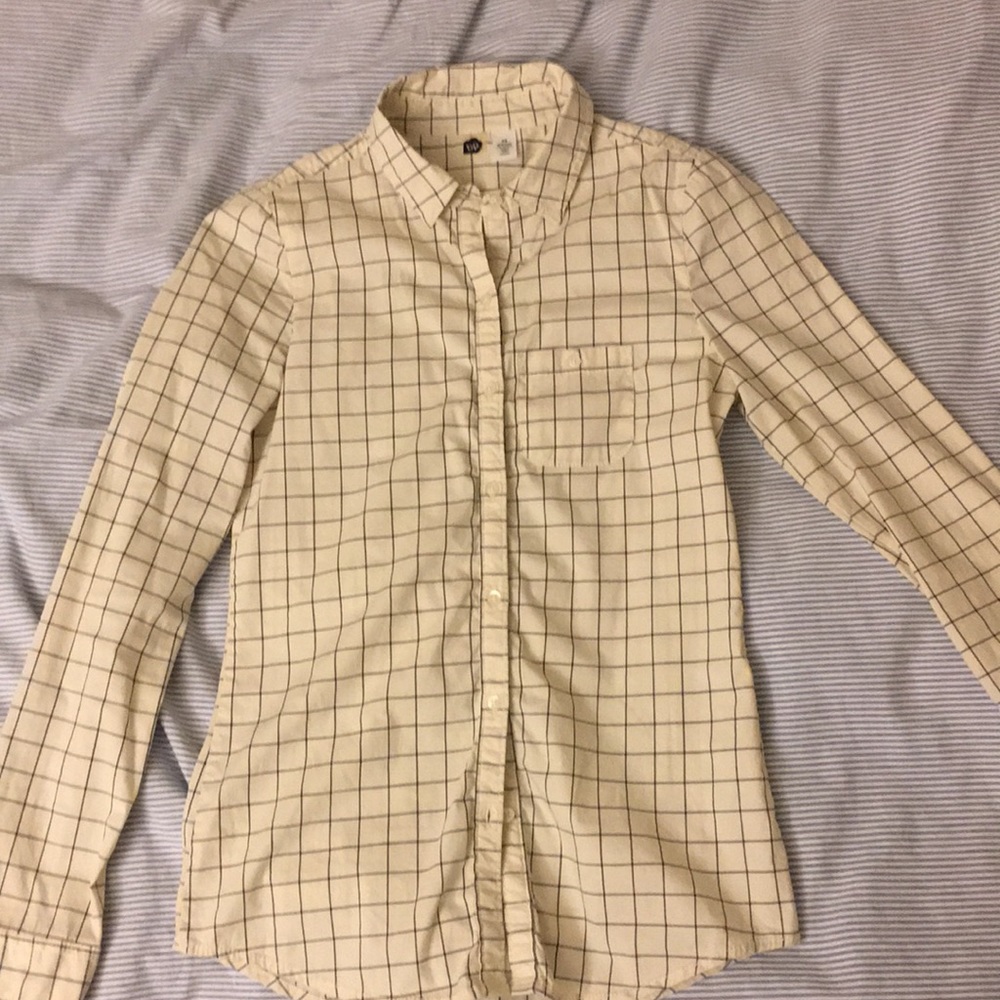 Checkered long sleeve shirt
